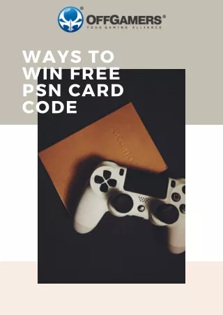 Ways to Win Free PSN Card Code