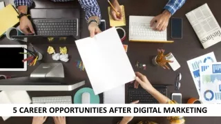 5 Career Opportunities After Digital Marketing