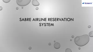 Sabre Airline Reservation System