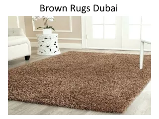 Brown Area Rugs Dubai