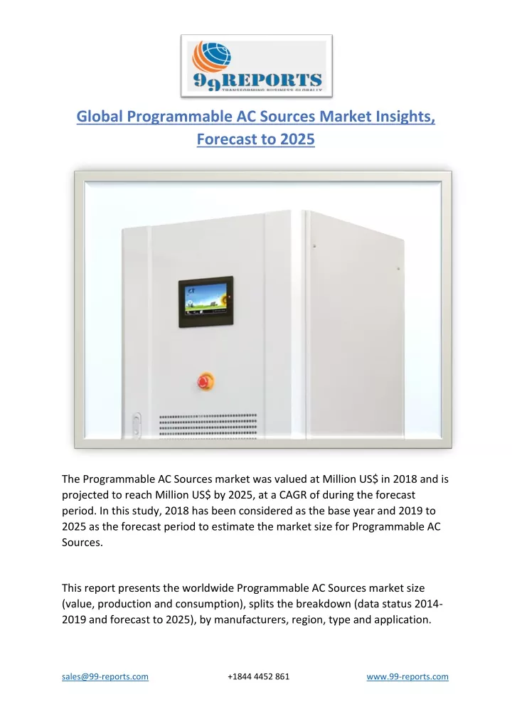 global programmable ac sources market insights