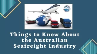Sea Freight Australia pptx