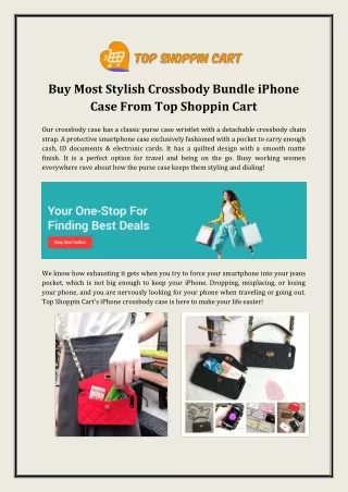 Crossbody Bundle iPhone Case