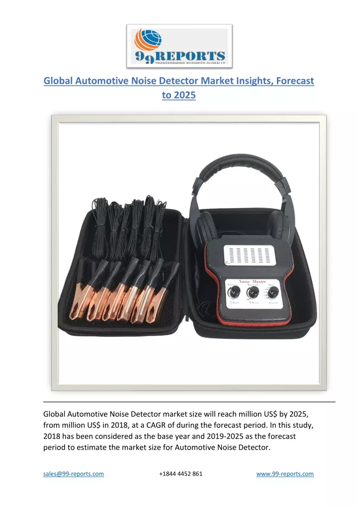 global automotive noise detector market insights