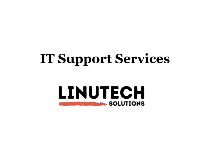 it support services