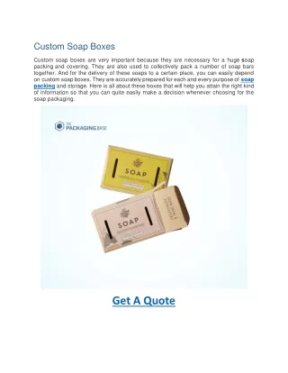 custom soap boxes