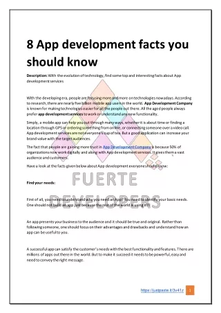 8 app development facts you should know