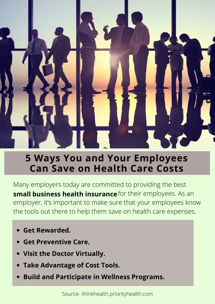 5 ways you and your employees can save on health