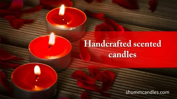 handcrafted scented candles
