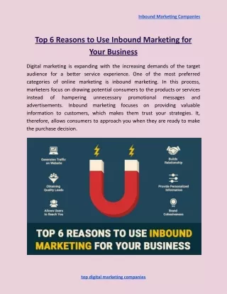 inbound marketing companies