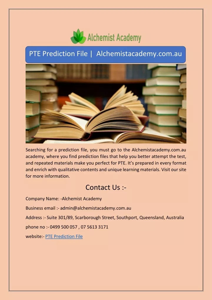 pte prediction file alchemistacademy com au