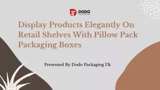display products elegantly on retail shelves with