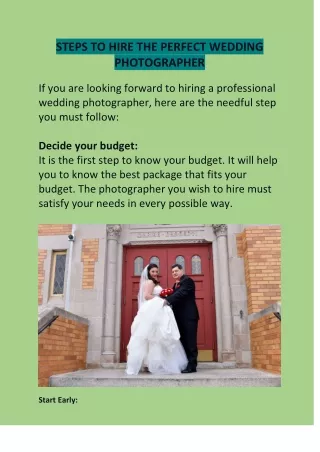 Find the suitable wedding photographers in brooklyn