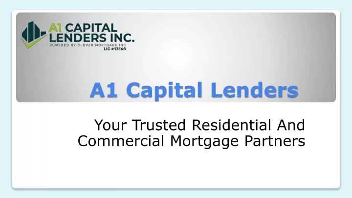a1 capital lenders