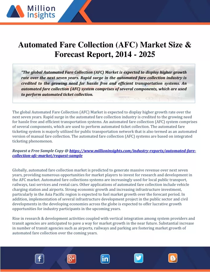 automated fare collection afc market size