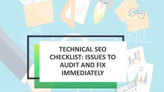 technical seo checklist issues to audit and fix immediately
