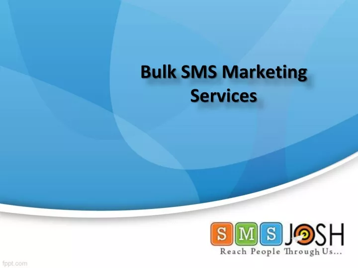 bulk sms marketing services
