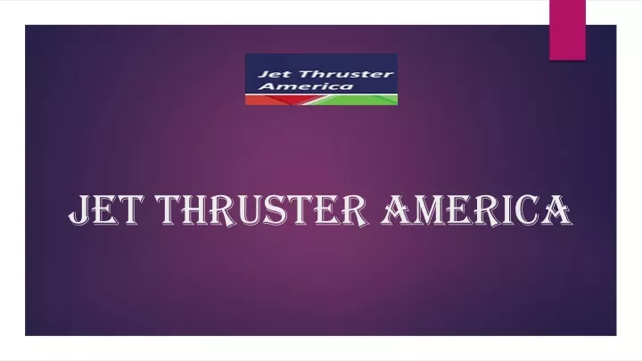 jet thruster america