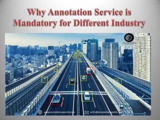 Why Annotation Service is Mandatory for Different Industry