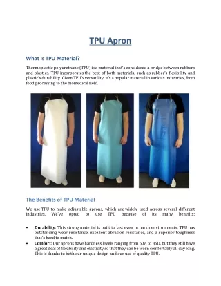 tpu apron