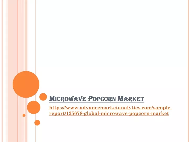 microwave popcorn market
