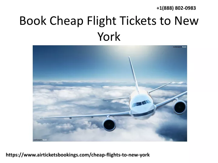 book cheap flight tickets to new y ork