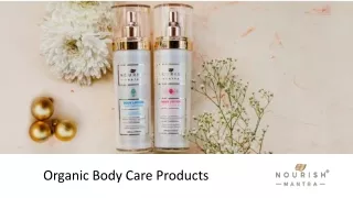 Organic Body Care Products_