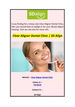 is you finding for a cheap rate clear aligner
