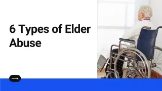 6 types of elder abuse