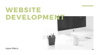 website development