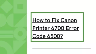ho w t o fi x canon