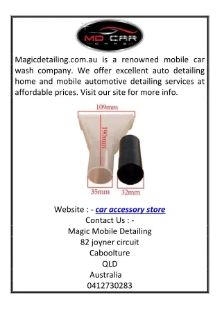 magicdetailing com au is a renowned mobile