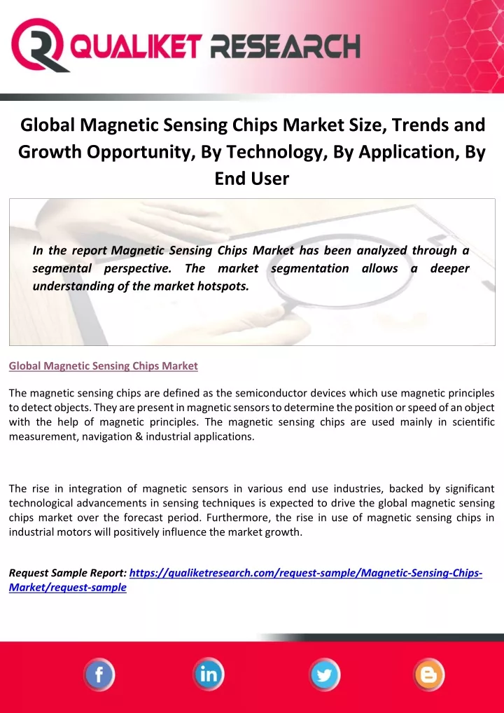 global magnetic sensing chips market size trends