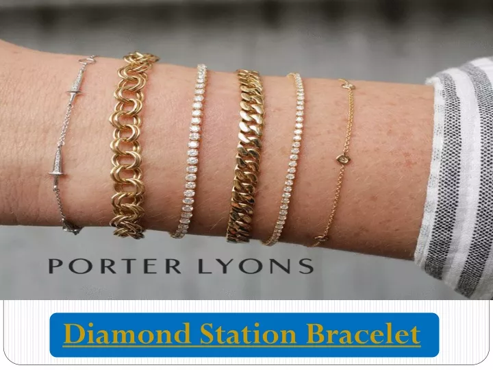 diamond station bracelet