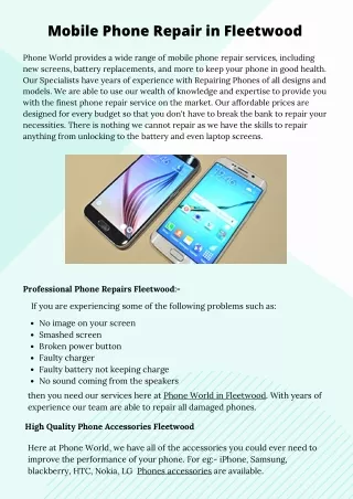 Phone World Uk PDF