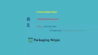 Printed Invitation Packaging Boxes Wholesale Rates