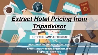 extract hotel pricing f rom tripadvisor