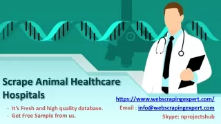 scrape animal healthcare hospitals