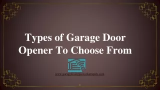 How to Choose a Garage Door Opener in Cedar Rapids!