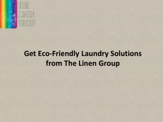 get eco friendly laundry solutions from the linen
