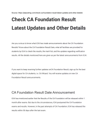 source https jetposting com check ca foundation