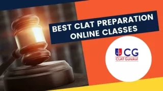 Best CLAT Preparation Online Classes 2021/22 by CLAT Gurukul
