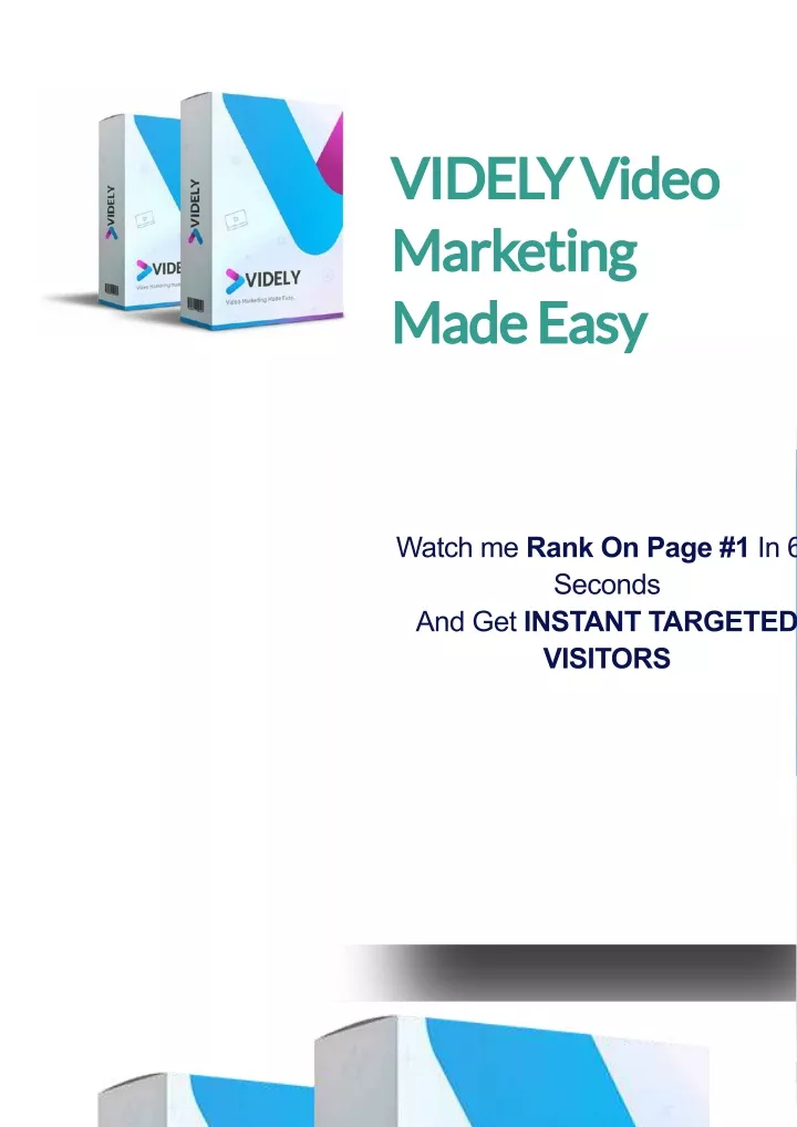 videly video marketing made easy