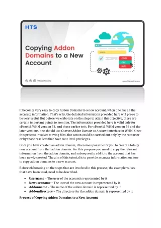 it becomes very easy to copy addon domains