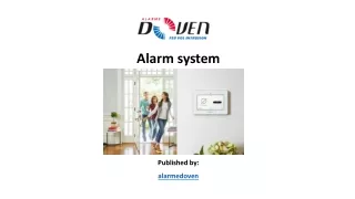 alarm system published by alarmedoven