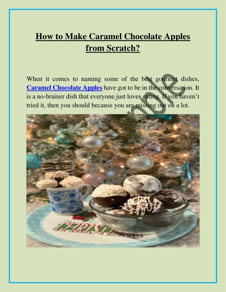 how to make caramel chocolate apples from scratch
