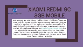 xiaomi redmi 9c 3gb mobile