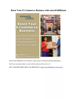 boost your e commerce business with