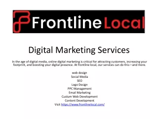 frontlinelocal.com - seo company, Seo services, digital marketing services, digital marketing greenville sc