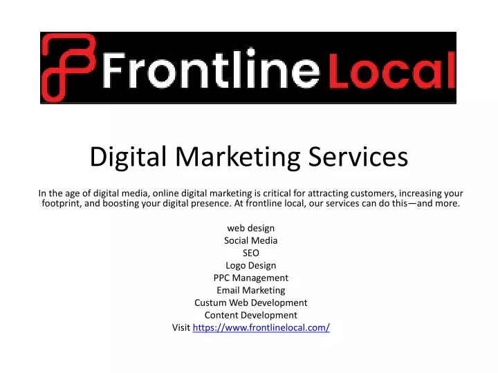 digital marketing services